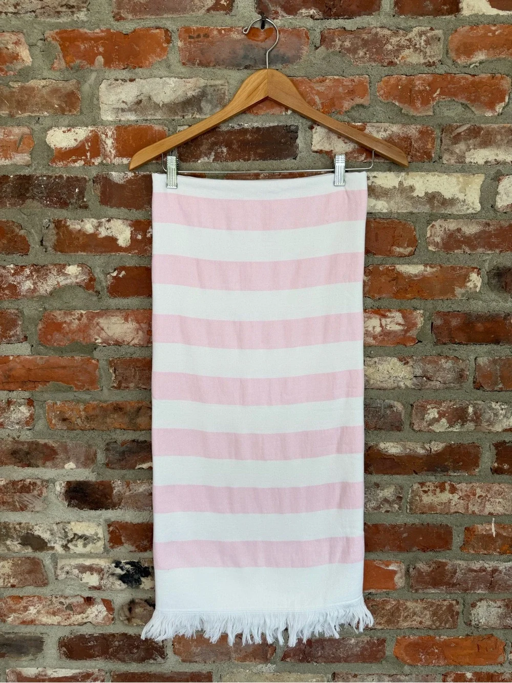 Weezie Packable‎ Beach Towel Pink Punch Stripe